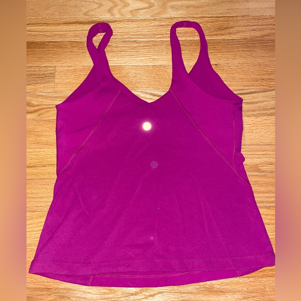 Full Length Magenta Lululemon Align Top (Size 8)